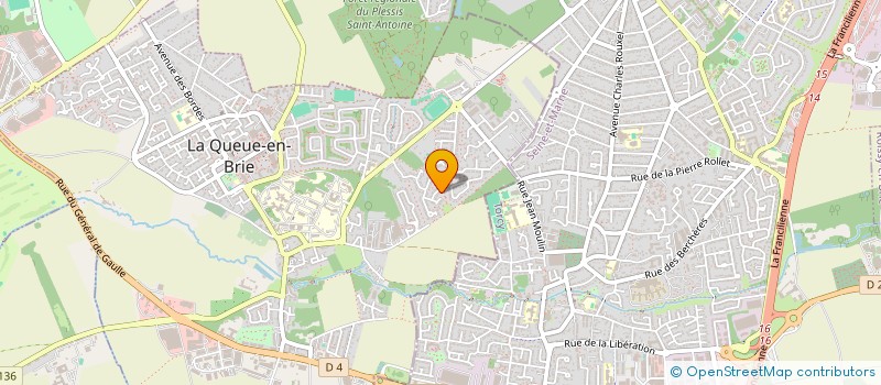 localisation de l'entreprise SCI GABRIEL  LA QUEUE-EN-BRIE