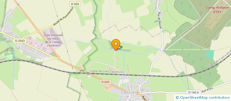 localisation de l'entreprise SCI GABRIEL  BAZUEL