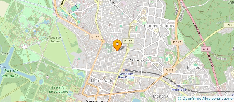 localisation de l'entreprise SCI GABRIEL à VERSAILLES
