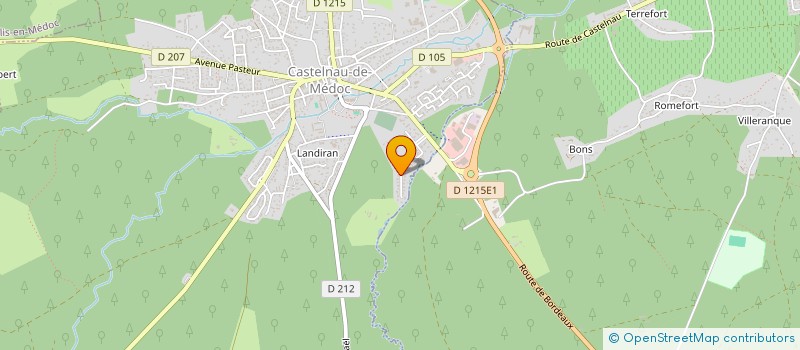 localisation de l'entreprise SCI GABRIEL  CASTELNAU-DE-MEDOC