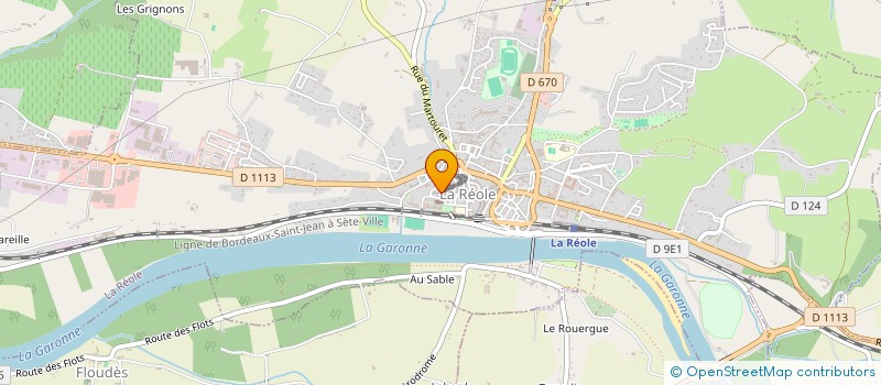 localisation de l'entreprise SCI GABRIEL & CO  LA REOLE