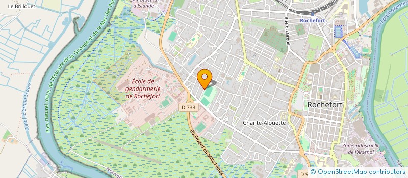 localisation de l'entreprise SCI GABRIEL MATRAT  ROCHEFORT