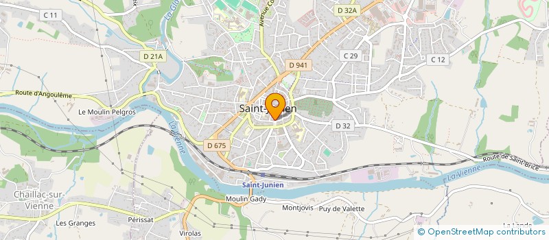 localisation de l'entreprise SCI GABRIEL PERI à SAINT-JUNIEN