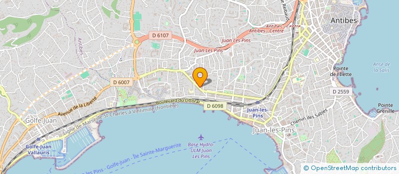 localisation de l'entreprise SCI GABRIELLE à ANTIBES