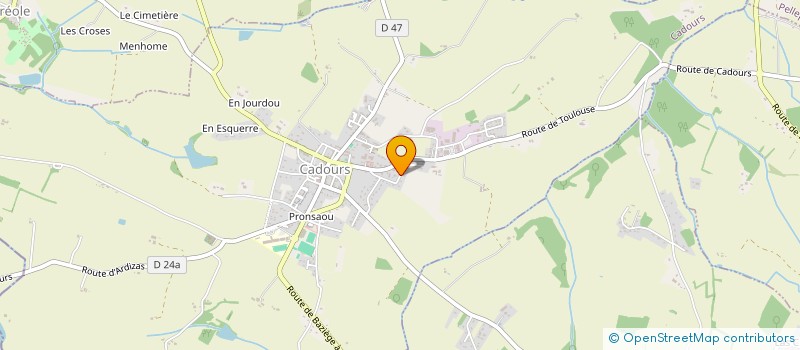 localisation de l'entreprise SCI GABRIELLE  CADOURS