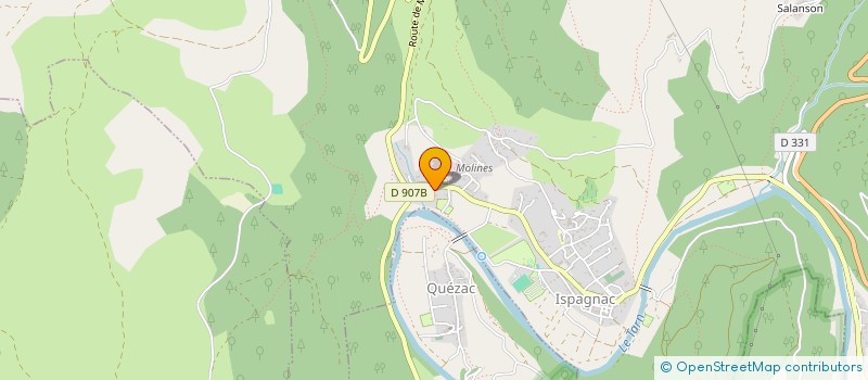 localisation de l'entreprise SCI GABRIELLE  ISPAGNAC