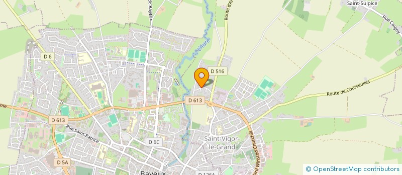 localisation de l'entreprise SCI GABRIELLE  SAINT-VIGOR-LE-GRAND