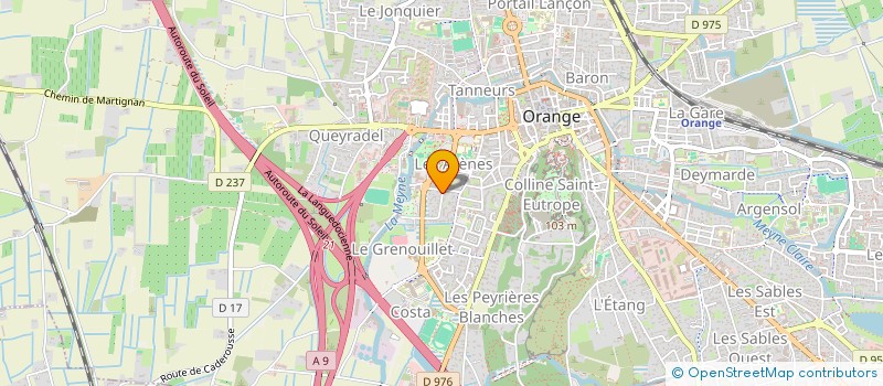 localisation de l'entreprise SCI GABRIELLE  ORANGE