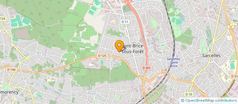 localisation de l'entreprise SCI GABRIELLE à SAINT-BRICE-SOUS-FORET