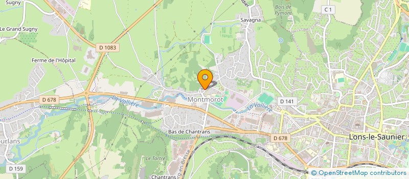 localisation de l'entreprise SCI GABRIELLE ET ROBERT DOLE  MONTMOROT