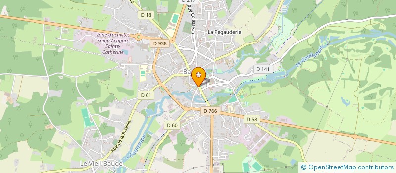 localisation de l'entreprise SCI GABRIJE  BAUGE-EN-ANJOU