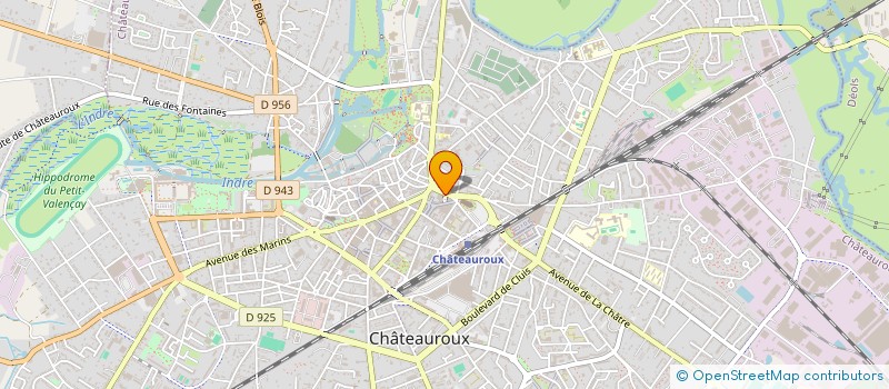 localisation de l'entreprise SCI GABRINI  CHATEAUROUX