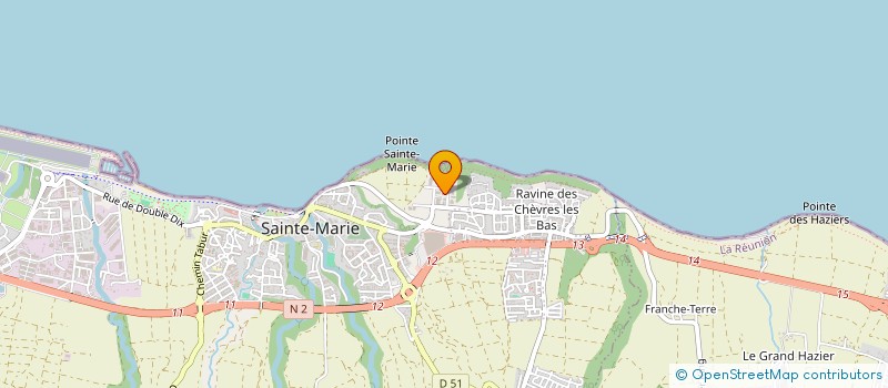 localisation de l'entreprise SCI GABRIYAH 01 à SAINTE-MARIE