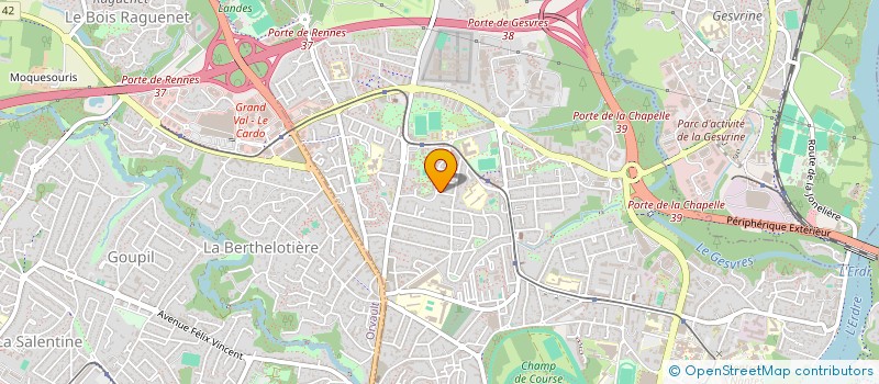 localisation de l'entreprise SCI GABS  NANTES