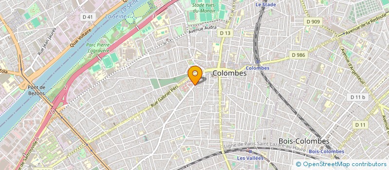 localisation de l'entreprise SCI GABTENI à COLOMBES