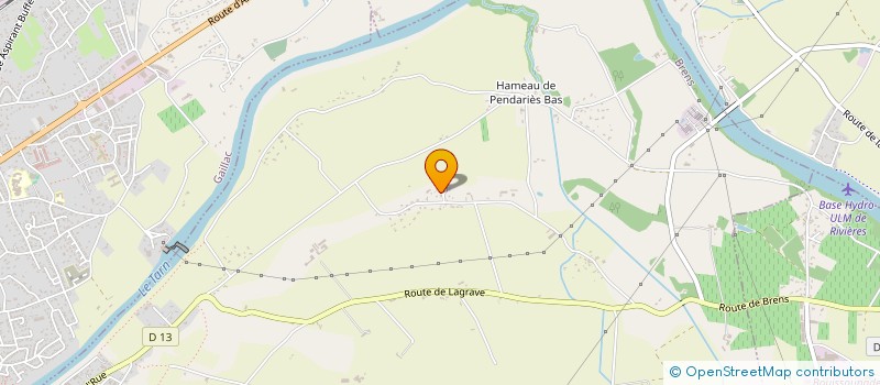 localisation de l'entreprise SCI GABY  BRENS