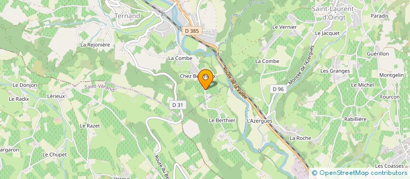 localisation de l'entreprise SCI GABY  TERNAND