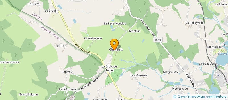 localisation de l'entreprise SCI GABY à SAINT-YRIEIX-LA-PERCHE