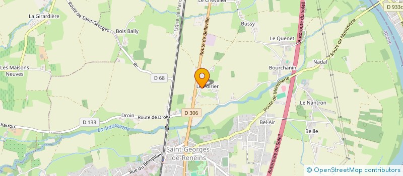 localisation de l'entreprise SCI GABY  SAINT-GEORGES-DE-RENEINS