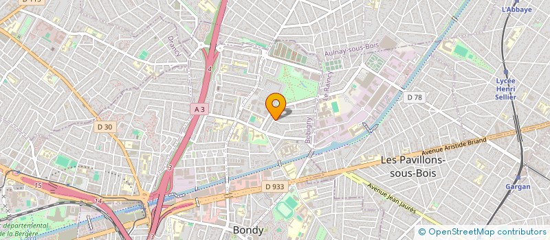 localisation de l'entreprise SCI GABY ET MICHOU  BONDY