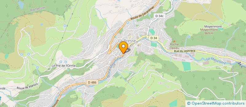 localisation de l'entreprise SCI GABY SPORTS  LA BRESSE