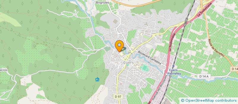 localisation de l'entreprise SCI GABYCHAR  CUERS