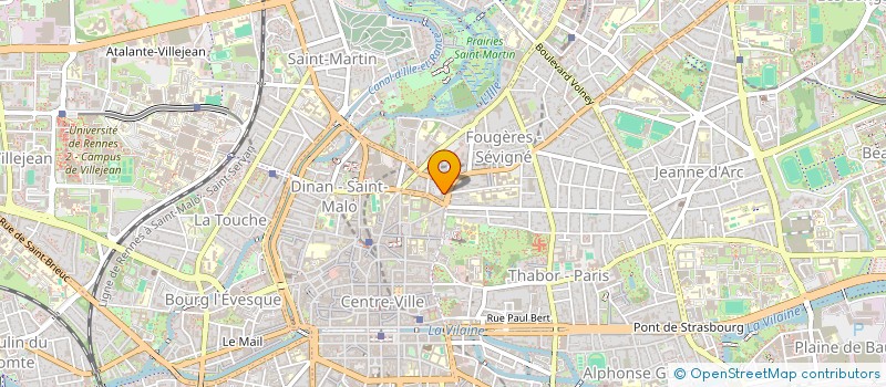 localisation de l'entreprise SCI GAC à RENNES