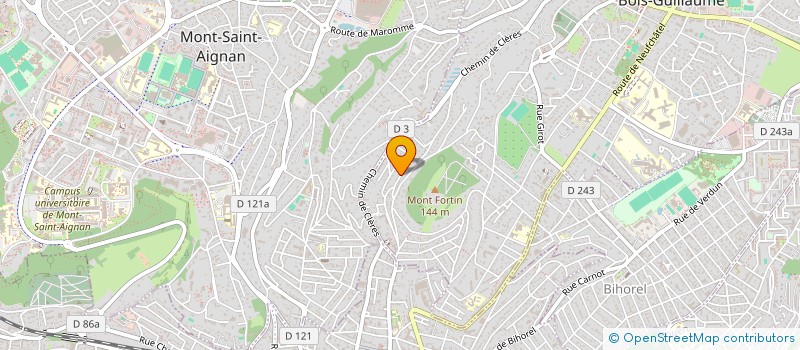 localisation de l'entreprise SCI GAC LECOMTE à BOIS-GUILLAUME