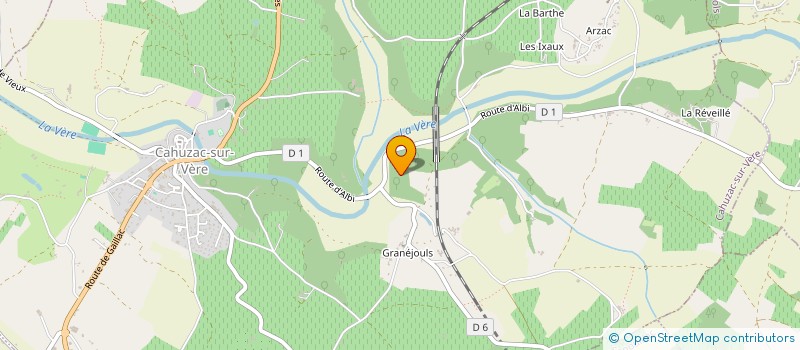 localisation de l'entreprise SCI GAC PERIER  CAHUZAC-SUR-VERE