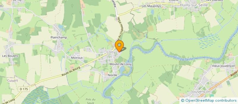 localisation de l'entreprise SCI GACADA  BRIENNE