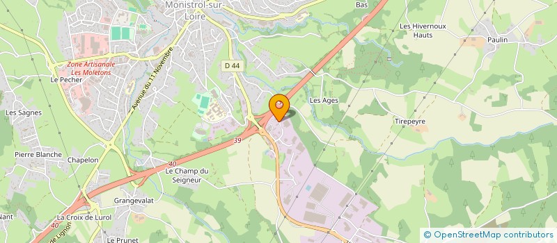 localisation de l'entreprise SCI GACHAGA  MONISTROL-SUR-LOIRE