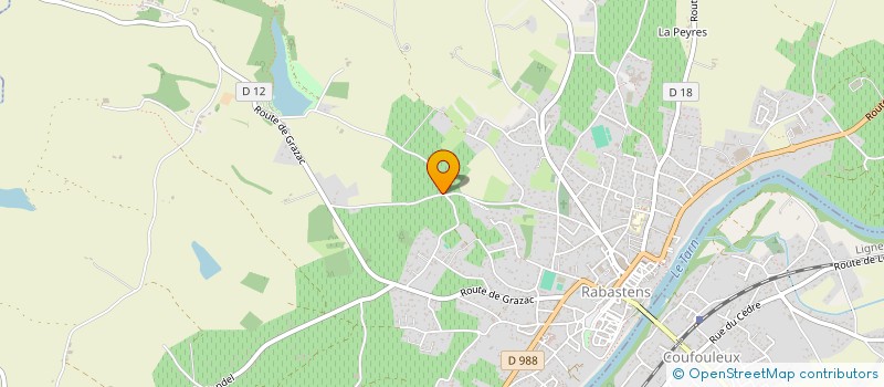 localisation de l'entreprise SCI GACHES à RABASTENS