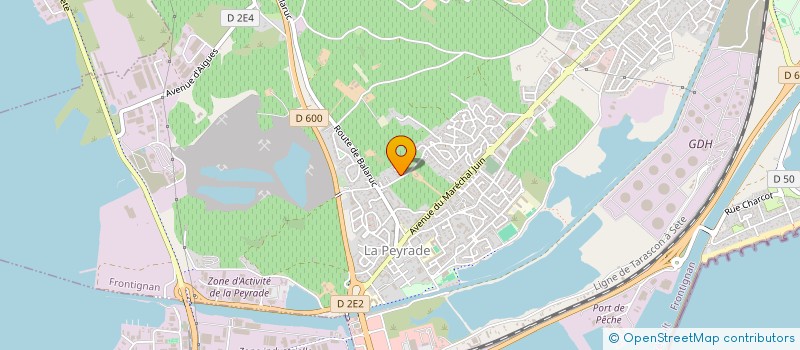 localisation de l'entreprise SCI GACHET à FRONTIGNAN