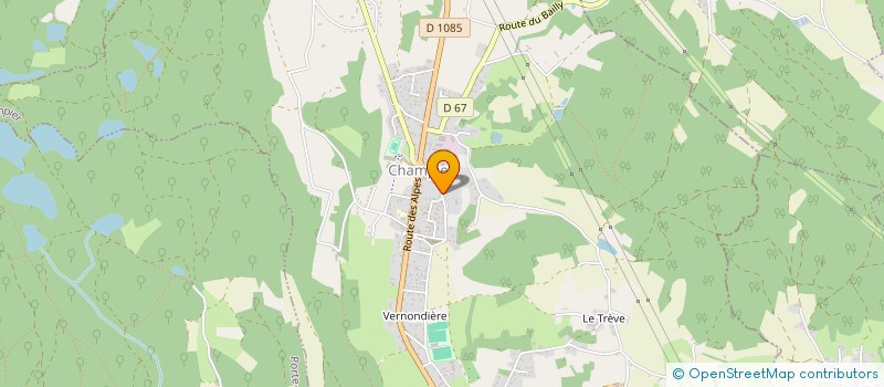 localisation de l'entreprise SCI GACHET MORZINE  CHAMPIER