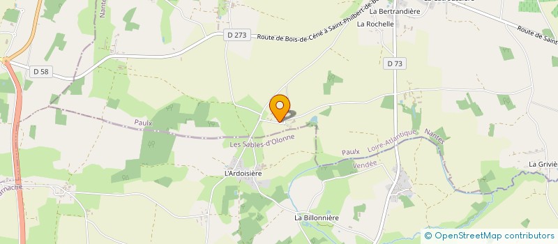 localisation de l'entreprise SCI GACHETTE  PAULX