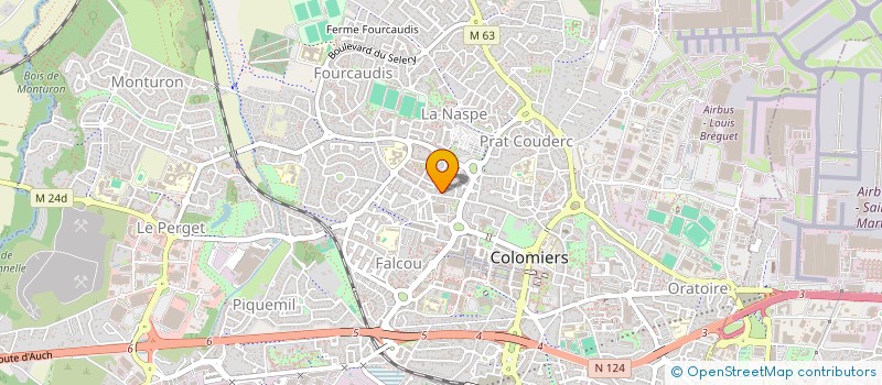 localisation de l'entreprise SCI GACHIE à COLOMIERS