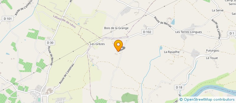 localisation de l'entreprise SCI GACIN  CASTELNAU-DE-LEVIS