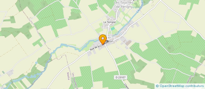 localisation de l'entreprise SCI GACON QUEYROY  LES TOUCHES DE PERIGNY