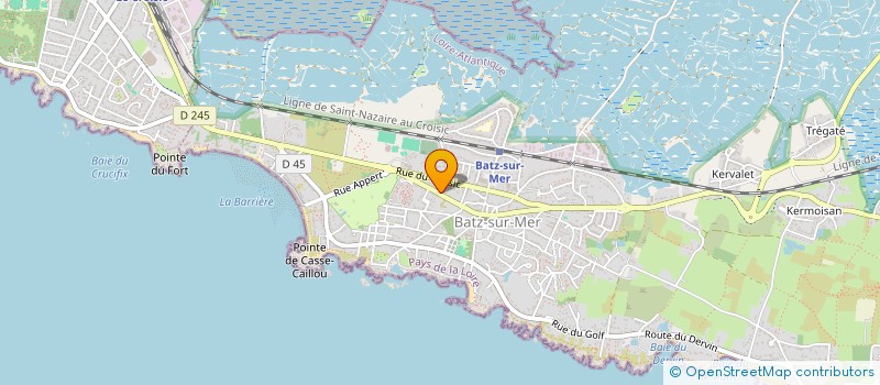 localisation de l'entreprise SCI GACYPO  BATZ-SUR-MER