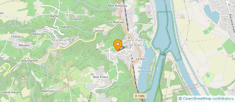 localisation de l'entreprise SCI GAD  SAINT-PIERRE-DE-BUF