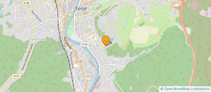 localisation de l'entreprise SCI GAD à EPINAL