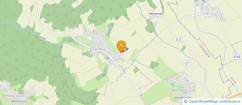 localisation de l'entreprise SCI GAD  GRANDRU