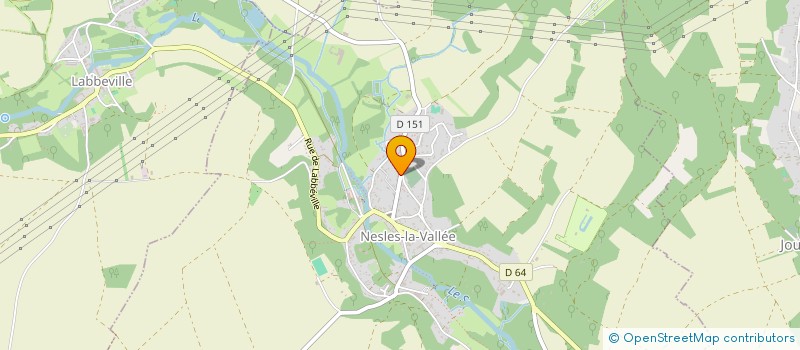 localisation de l'entreprise SCI GADA  LABBEVILLE