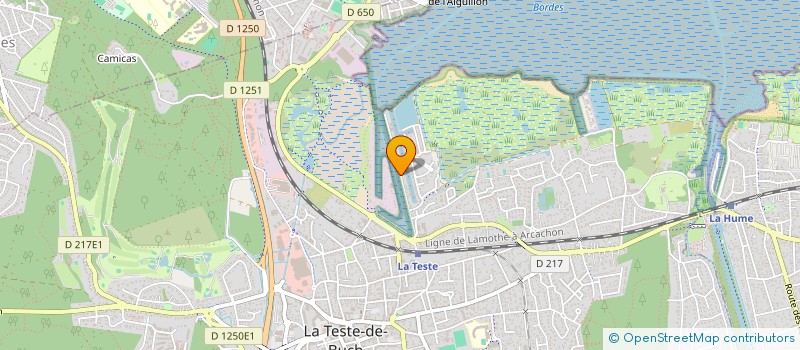 localisation de l'entreprise SCI GADAJU à LA TESTE-DE-BUCH