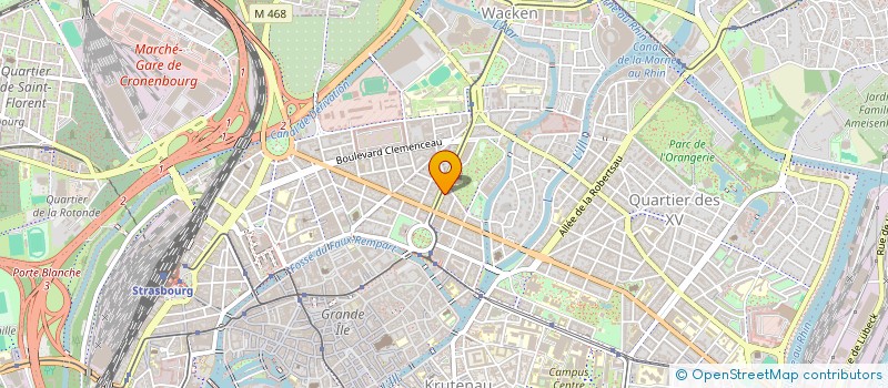 localisation de l'entreprise SCI GADAYA  STRASBOURG