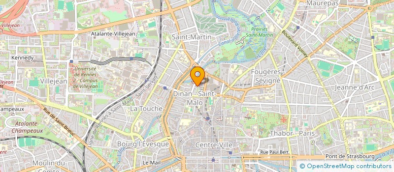 localisation de l'entreprise SCI GADBIN  RENNES