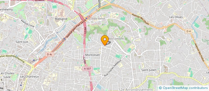 localisation de l'entreprise SCI GADD  MARSEILLE