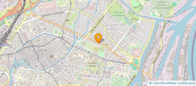 localisation de l'entreprise SCI GADE  STRASBOURG