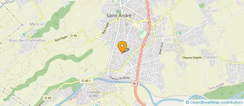 localisation de l'entreprise SCI GADEL à SAINT-ANDRE