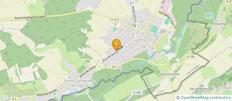 localisation de l'entreprise SCI GADEO BROGLIE  GASNY